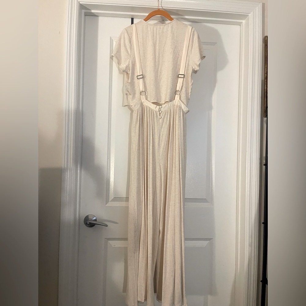 Free People Brookside 2 Piece Overall Set. Size L. NWOT - Picture 11 of 15